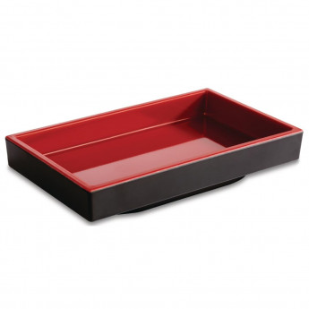 APS Asia+ Square Bento Box Red 155mm - Click to Enlarge