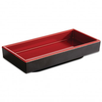 APS Asia+ Wide Bento Box Red 155mm - Click to Enlarge