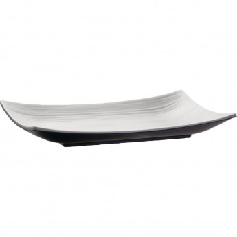 APS Dual Tone Curved Rectangular Platter 11in - Click to Enlarge
