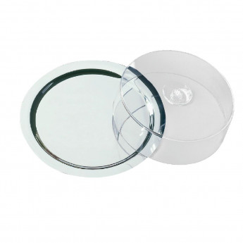 Round Tray With Cover - Click to Enlarge