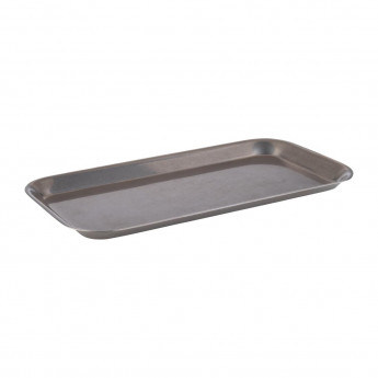 APS Vintage Stainless Steel Serving Tray 260 x 135mm - Click to Enlarge