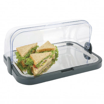APS Roll Top Cool Display Tray Single Deck - Click to Enlarge