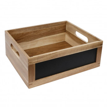 Olympia Bread Crate with Chalkboard 1/2 GN - Click to Enlarge