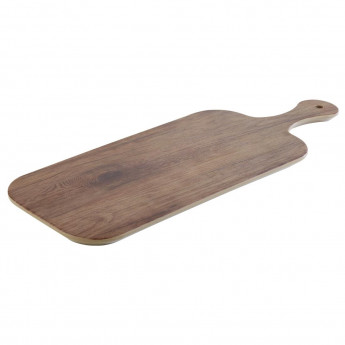 APS Oak Effect Rectangle Handled Paddle Board 400mm - Click to Enlarge