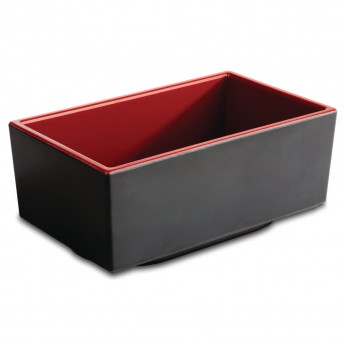 APS Asia+ Deep Wide Bento Box Red 155mm - Click to Enlarge
