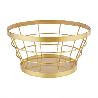 APS+ Metal Basket Gold Brushed 110 x 210mm - Click to Enlarge