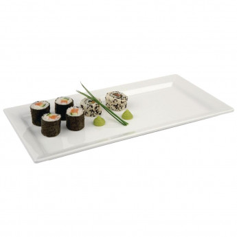 APS Pure Melamine Rectangular Tray 14in - Click to Enlarge