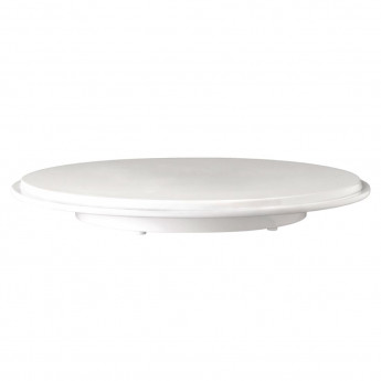 APS Pure Melamine White Cake Platter - Click to Enlarge
