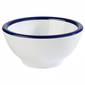 APS Pure Bowl White And Blue 95(D) x 45(H) 0.09Ltr (B2B) - Click to Enlarge