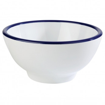 APS Pure Bowl White And Blue 150(D) x 75(H) 0.45Ltr (B2B) - Click to Enlarge