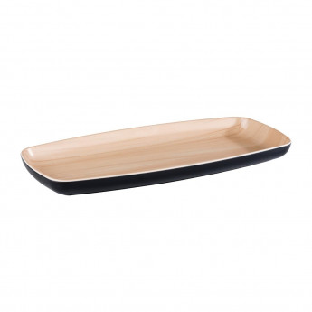 APS Frida Tray Wood & Black 360 x 165mm - Click to Enlarge