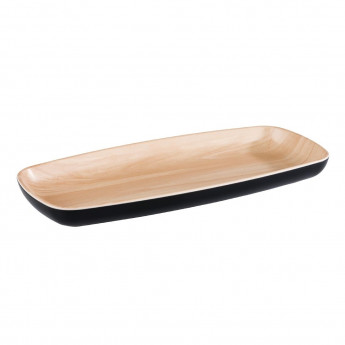 APS Frida Tray Wood & Black 270 x 120mm - Click to Enlarge