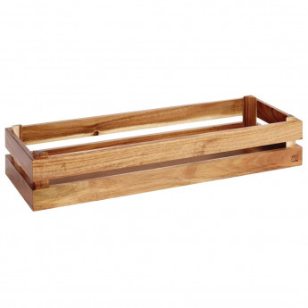 APS Superbox Buffet Crate Acacia GN2/4 - Click to Enlarge