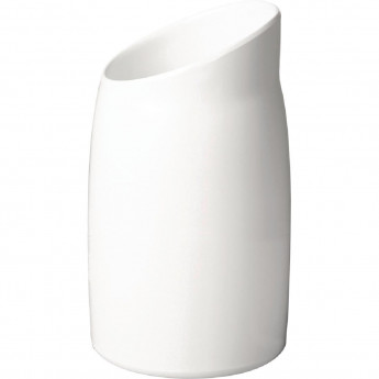 APS Casual Dressing Pot Melamine White 1Ltr - Click to Enlarge