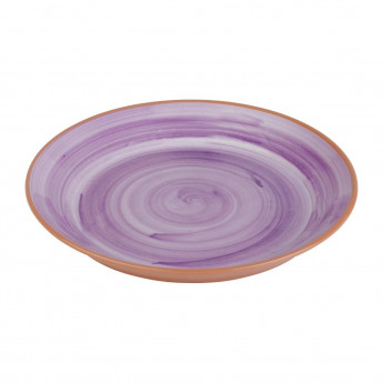 APS La Vida Melamine Plate Round Purple 405mm - Click to Enlarge