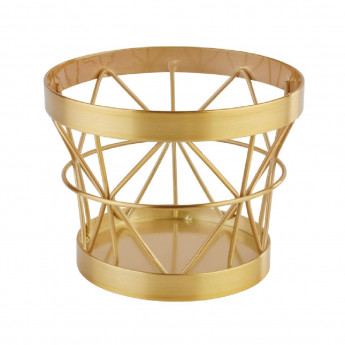 APS+ Metal Basket Gold Brushed 80 x 105mm - Click to Enlarge