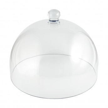 Steelite Creations Polycrystal Clear Dome Cover 312x231mm - Click to Enlarge