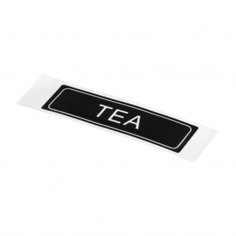 Adhesive Airpot Label - Tea - Click to Enlarge