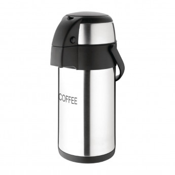 Olympia Pump Action Airpot Etched 'Coffee' 3Ltr - Click to Enlarge