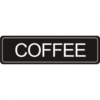 Adhesive Airpot Label - Coffee - Click to Enlarge