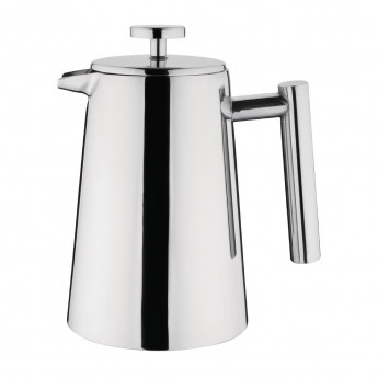Olympia Insulated Art Deco Stainless Steel Cafetiere 6 Cup - Click to Enlarge