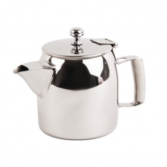 Olympia Cosmos Stainless Steel Teapot 340ml - Click to Enlarge