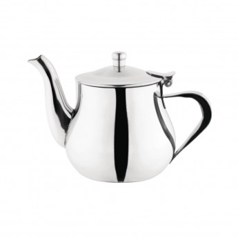 Olympia Arabian Stainless Steel Teapot 400ml - Click to Enlarge