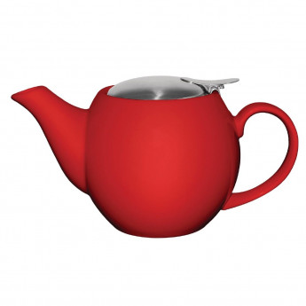 Olympia Cafe Teapot 510ml Red - Click to Enlarge