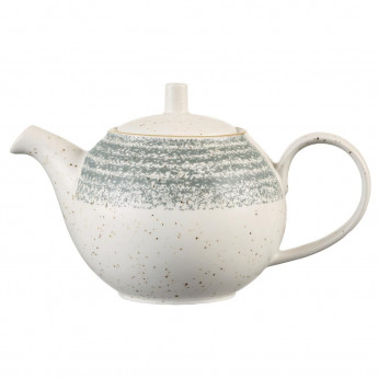 Churchill Studio Prints Homespun Stone Grey Teapot 426ml (Pack of 4) - Click to Enlarge