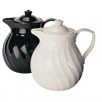 Kinox Insulated Teapot White 1Ltr - Click to Enlarge