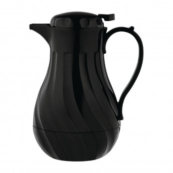 Olympia Insulated Swirl Jug Black 2Ltr - Click to Enlarge