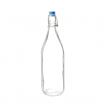 Olympia Glass Water Bottles 1Ltr (Pack of 6) - Click to Enlarge