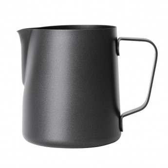 Olympia Black Non-Stick Milk Frothing Jug 340ml - Click to Enlarge