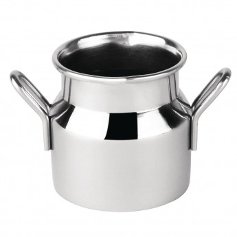 Olympia Stainless Steel Mini Milk Churn Small 60ml - Click to Enlarge