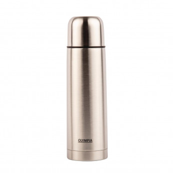 Olympia Vacuum Flask Stainless Steel 0.5Ltr - Click to Enlarge