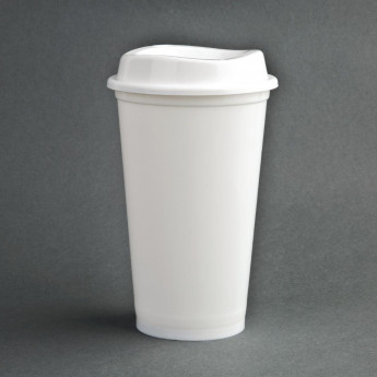 Olympia Polypropylene Reusable Coffee Cups 16oz (Pack of 25) - Click to Enlarge