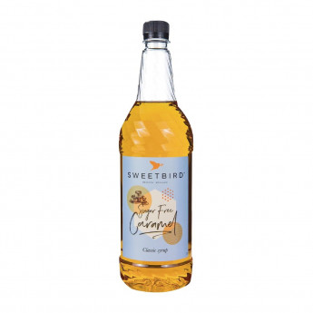 Sweetbird Sugar-free Caramel Syrup 1 Ltr - Click to Enlarge