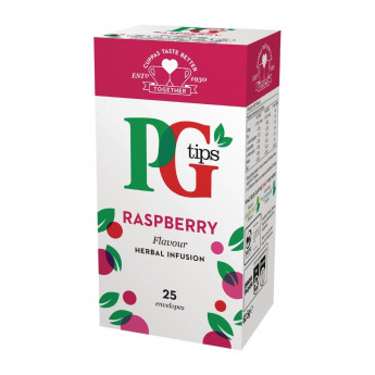 PG Tips Raspberry Tea Envelops (Pack of 25) - Click to Enlarge