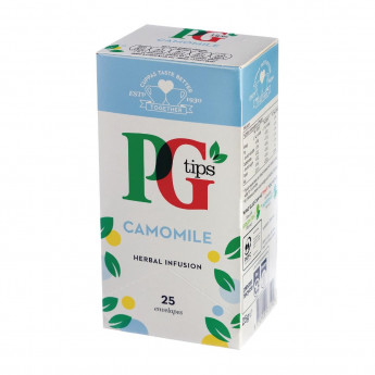 PG Tips Camomile Tea Envelops (Pack of 25) - Click to Enlarge