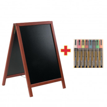 Special Offer - Pavement Board with 8 Free Marker Pens - Click to Enlarge