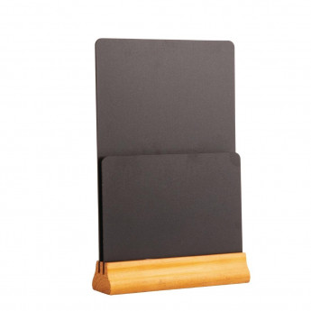 Olympia Double Blackboard Menu Holder - Click to Enlarge