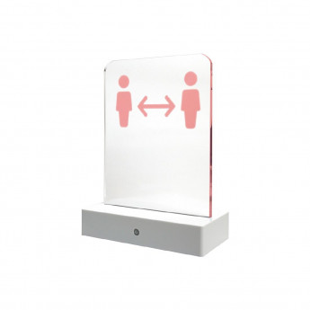 Social Distancing Sign with Motion Sensors - Click to Enlarge