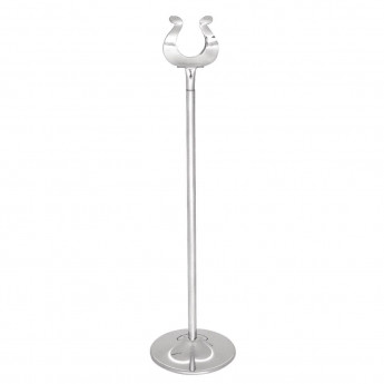 Stainless Steel Table Number Stand 255mm - Click to Enlarge