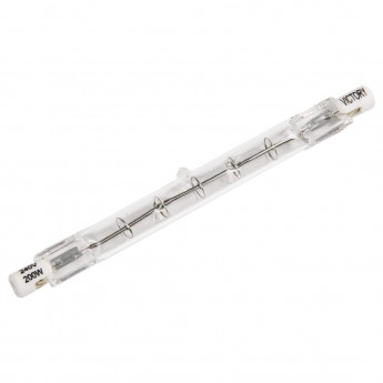 Bare Infrared Quartz Heat Bulb R7 118mm 200W - Click to Enlarge