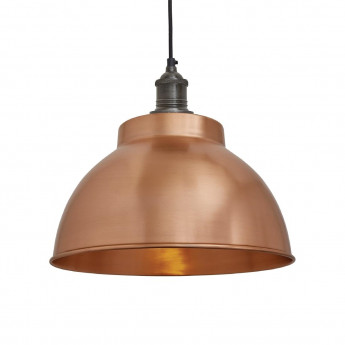 Industville Brooklyn Dome Pendant Light Copper 330mm - Click to Enlarge