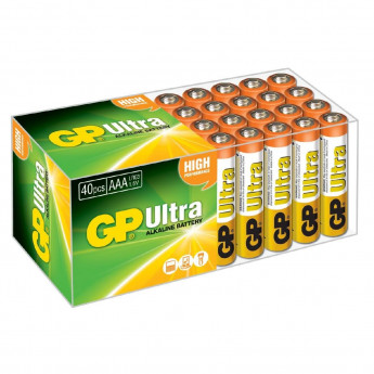 GP Ultra Battery Alkaline AA (Pack of 40) - Click to Enlarge