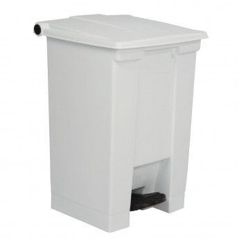 Rubbermaid Step On Pedal Bin White 45.5Ltr - Click to Enlarge