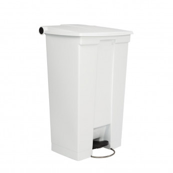 Rubbermaid Step On Pedal Bin White 87Ltr - Click to Enlarge