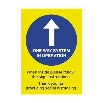 One Way System In Operation Poster A3 - Click to Enlarge