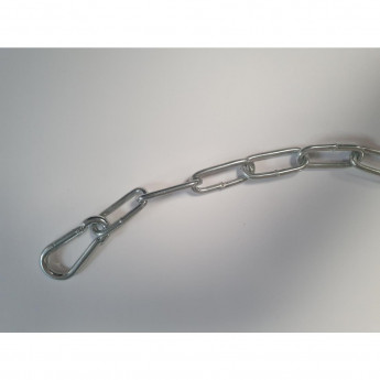 Bolero Chrome-Plated Barrier Chain 1.5m - Click to Enlarge